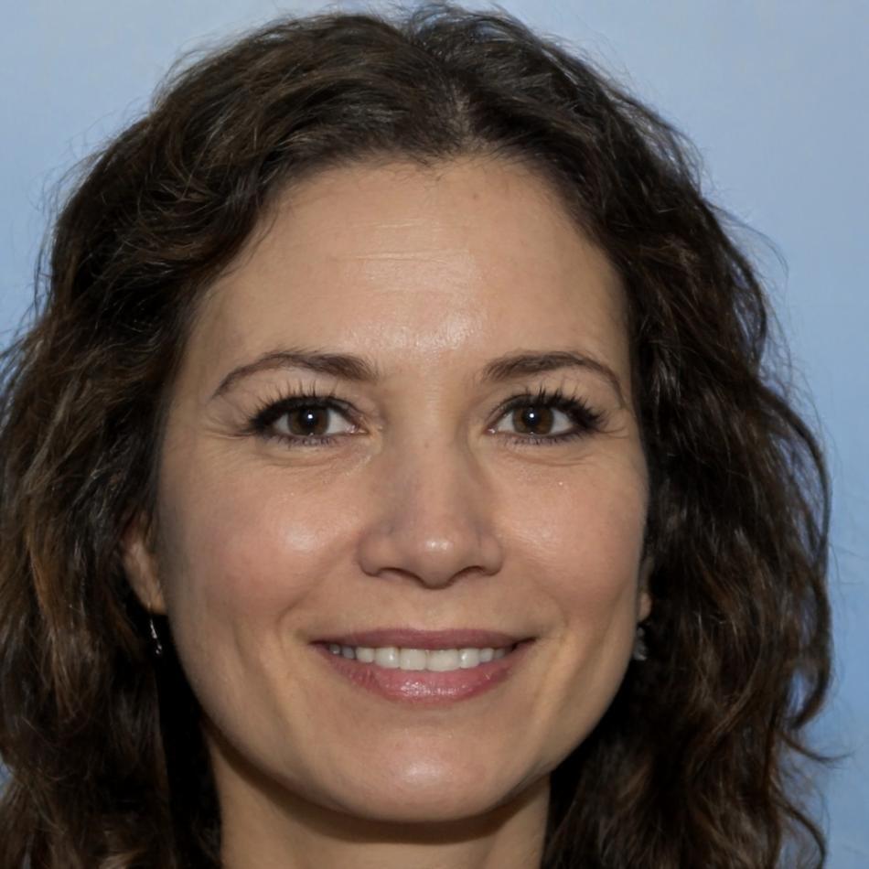 Retrato profesional de Elena Rodríguez, especialista en análisis financiero personalizado